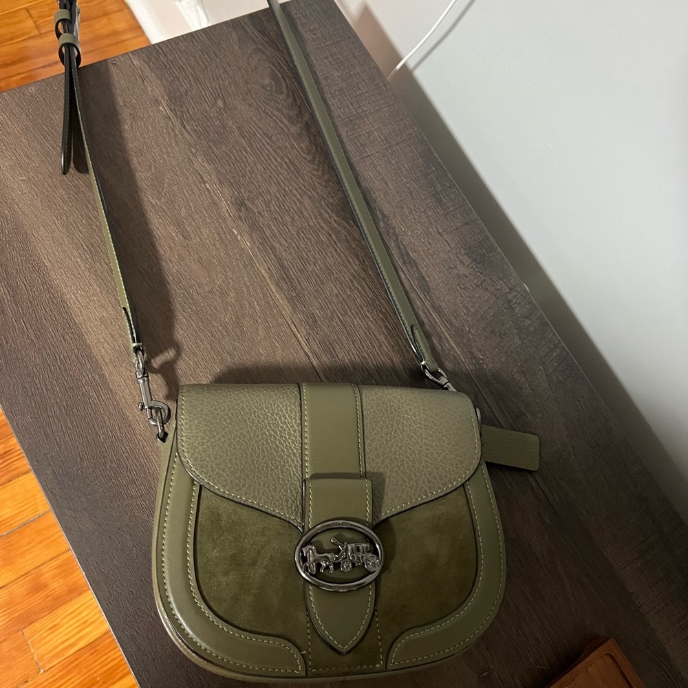 Coach olive crossbody bag